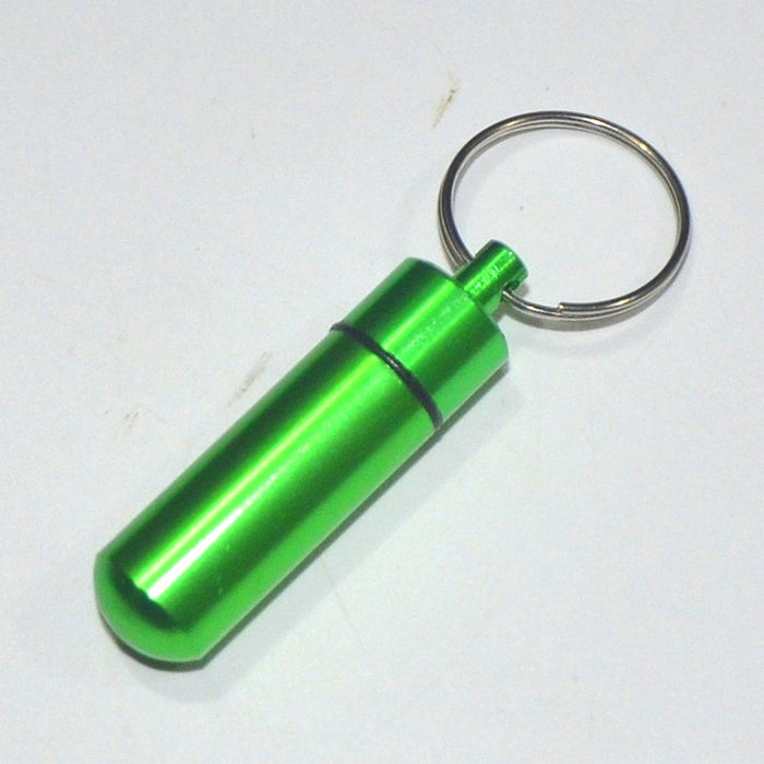 Wholesale Aluminum Alloy Pill Bottle Cartridge Keychain JDC-KC-KB001