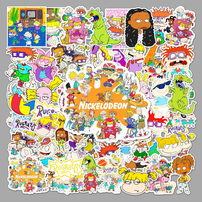 Wholesale 50pcs cartoon animation skateboard luggage sticker