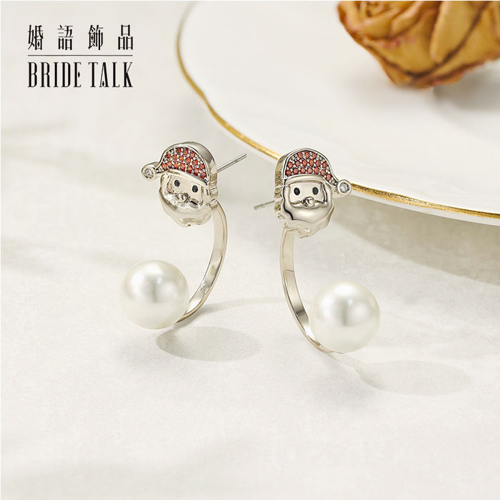 Wholesale Pattern earrings with delicate micro inlaid design for women