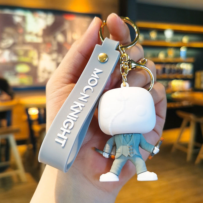 Wholesale Rubber Cartoon Doll Keychain JDC-KC-Tingm171