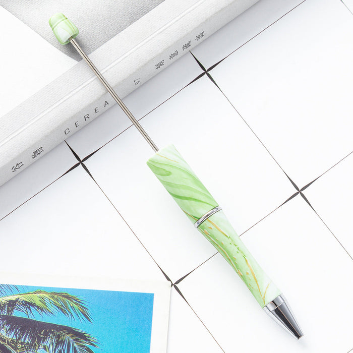 Wholesale Beadable Pens Marbling Print Plastic Pen DIY for Beaded JDC-PN-Huah137