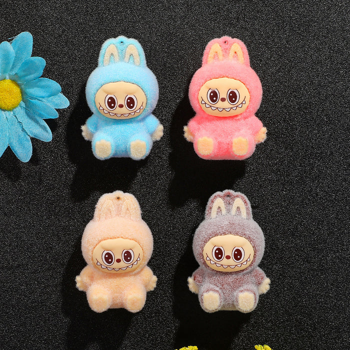 Wholesale Cute sitting pose creative silicone refrigerator magnet