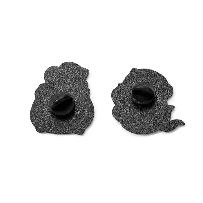 Wholesale Cartoon brooch cat and mermaid cute anime surrounding alloy oil drop bag decoration badge