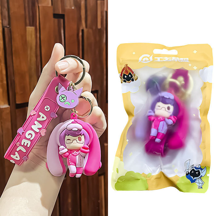 Wholesale Cartoon 3D Doll PVC Keychain JDC-KC-MingT052