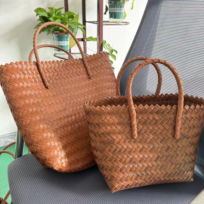 Wholesale Mid-Autumn Moon Cake High-end Gift Bag Women's Handbag Woven Bag Fashion Women's Bag Tote Bag Straw Woven Bag