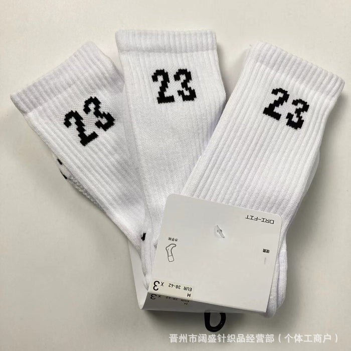 Wholesale Cotton 3pcs Thick High-top  Sports Socks JDC-SK-Kuos002