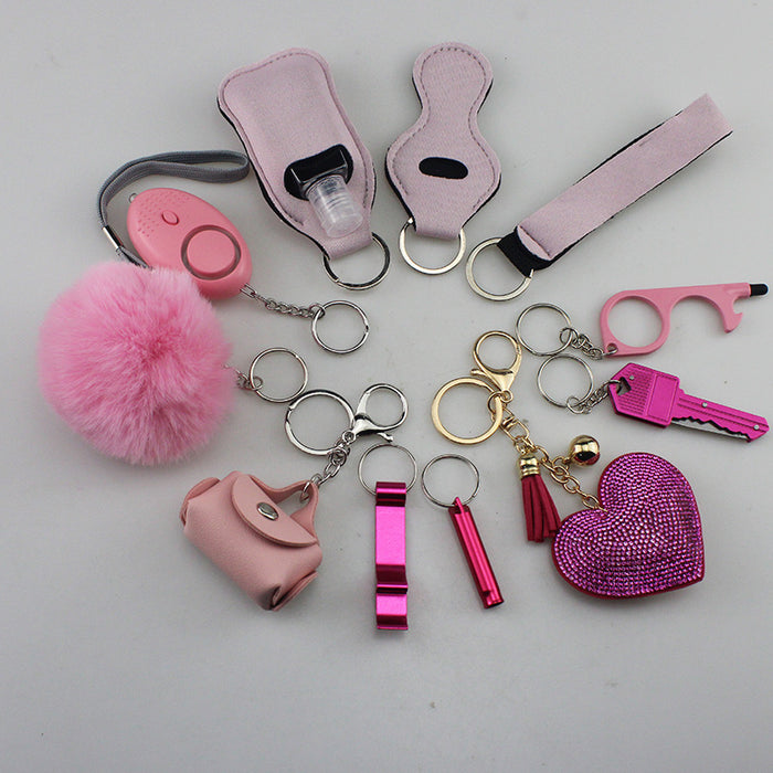 Wholesale Multifunctional Metal DIY 11-piece Keychain Set JDC-KC-TouMS080