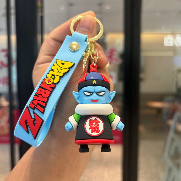 Wholesale 2pcs Anime Keychain Silicone 3D Figure Key Accessory Gift