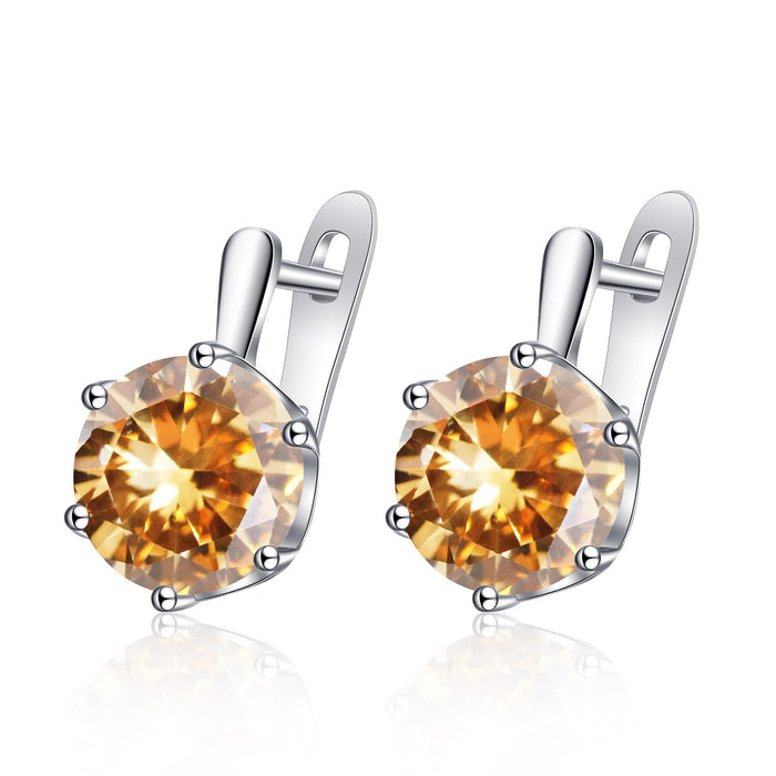 Wholesale Trendy Crown Earrings Copper Electroplated Jewelry Accessory for Resale