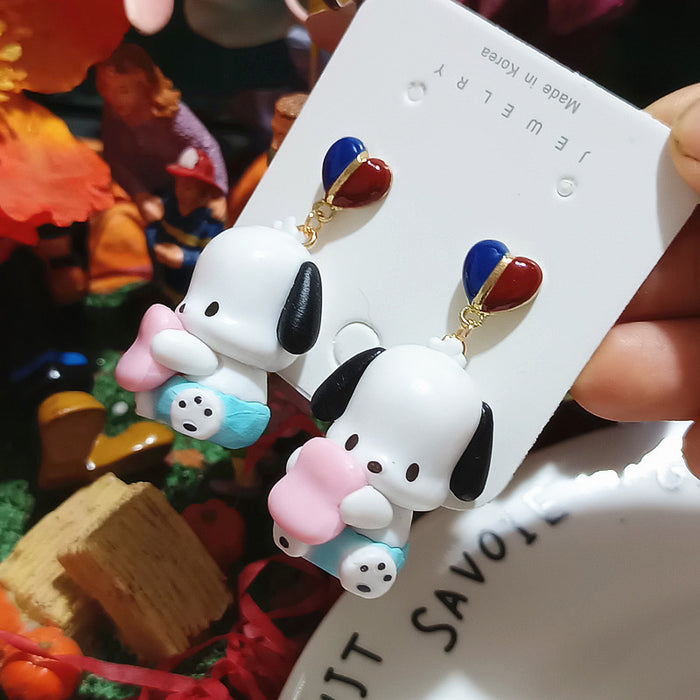 Wholesale Cute Cartoon Resin Earrings JDC-ES-Xiaox002