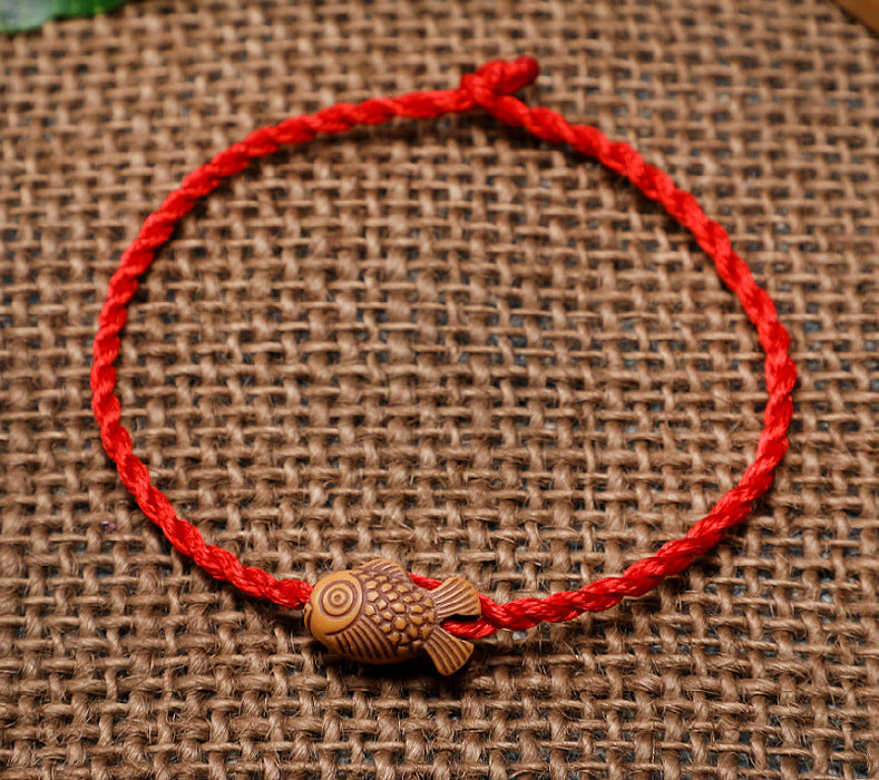 Wholesale Red rope bracelet, red rope woven bracelet