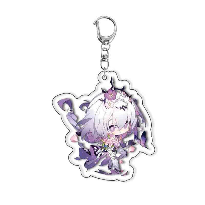 Wholesale Layered Acrylic Keychain Game Merchandise Bag Charm