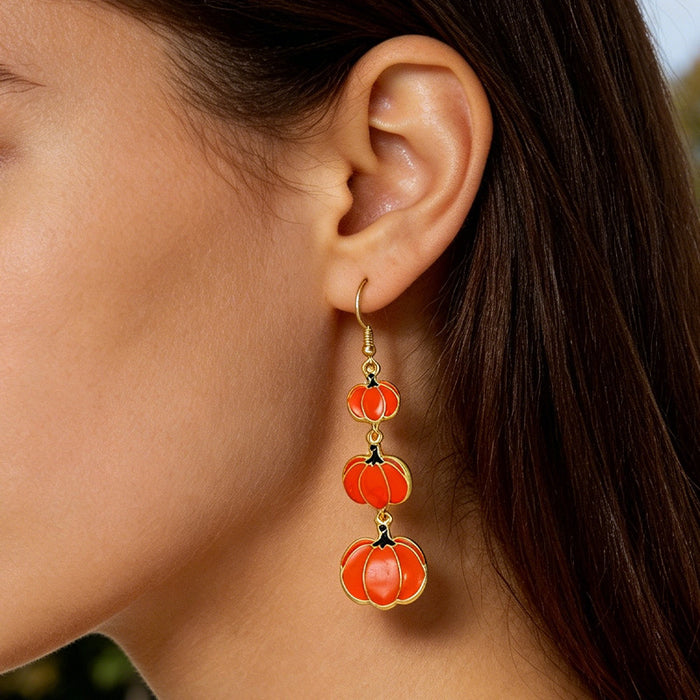 Wholesale  Pumpkin Earrings Funny Ghost Skull Stud Design Party Fashion Accessory