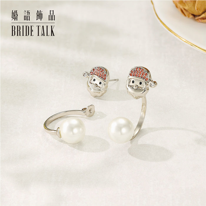 Wholesale Pattern earrings with delicate micro inlaid design for women