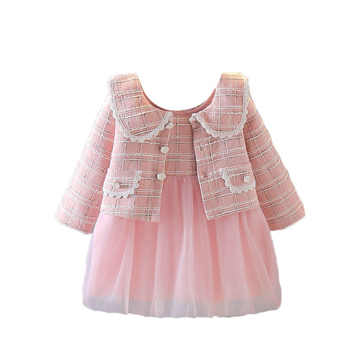 Wholesale Mesh Vintage Kids Dress JDC-CTS-MianY034