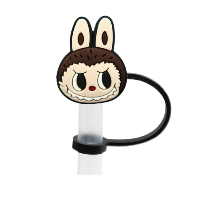 Wholesale 10pcs silicone suction pipe large diameter cartoon cute dust plug