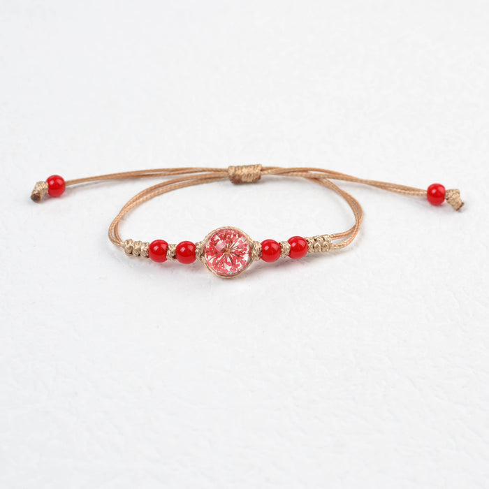 Wholesale Handmade Dried Flower Bracelet