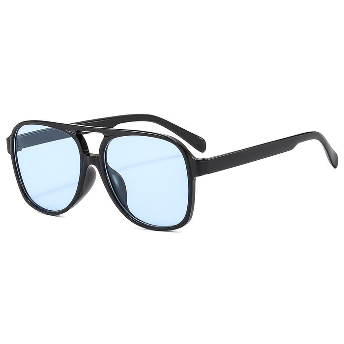Wholesale Large Frame  Double Beam Sunglasses