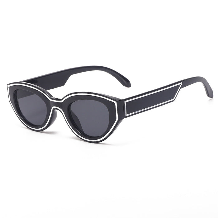 Wholesale 2024 Oval Dot Paint PC Sunglasses JDC-SG-ZS008