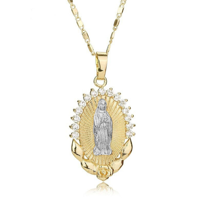 Wholesale Madonna Fashion Alloy Pendant Necklace