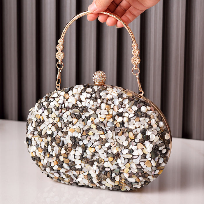 Wholesale Diamond Evening Bag Round Diamond Dress Bag Handbag JDC-HB-YiX002