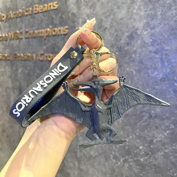 Wholesale Tyrannosaurus Rex Dinosaur  Keychain Creative Bag Car Key Pendant Couple Activities Small Gift