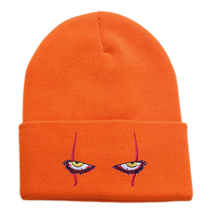 Wholesale Eye Embroidery Knitted Beanie JDC-FH-Shengn014