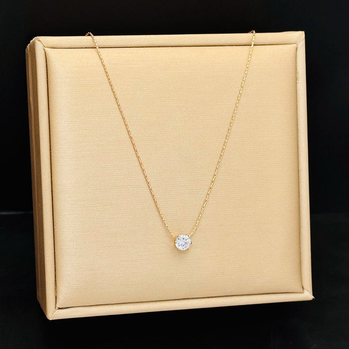 Wholesale Gold high-end pendant necklace, collarbone chain, niche light luxury accessory