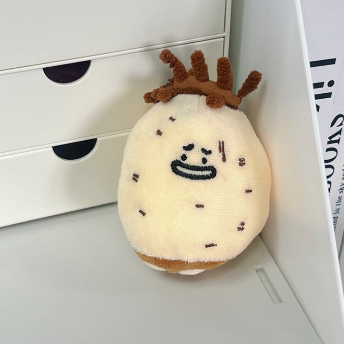 Wholesale Burger pendant accessories keychain cartoon simulation food series doll bag pendant doll machine