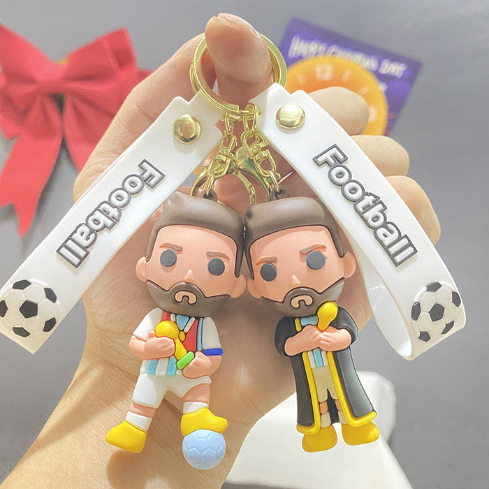 Wholesale Cartoon Soccer  Keychain Bag Pendant