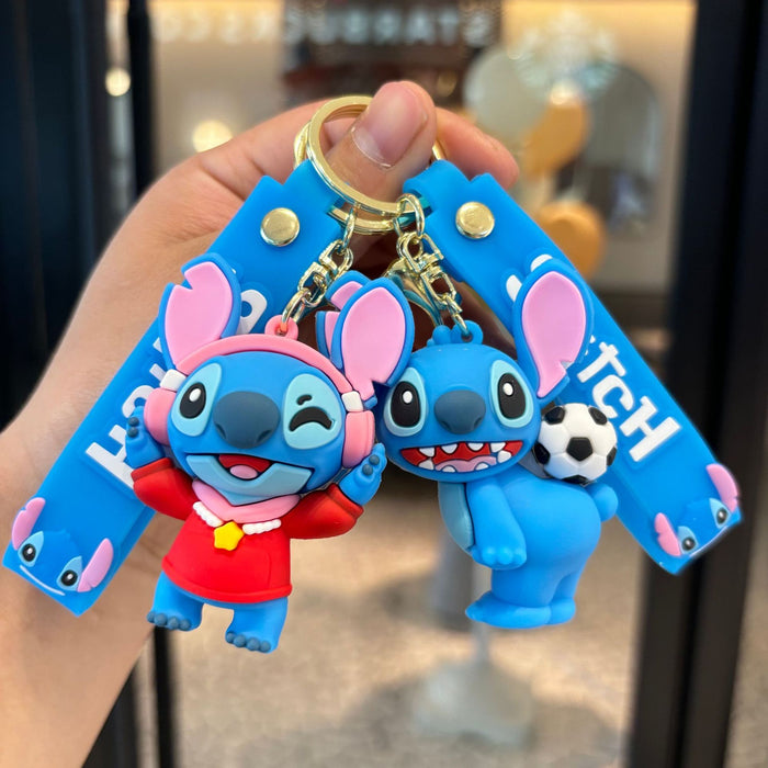 Wholesale  key chain pendant pvc doll school bag pendant