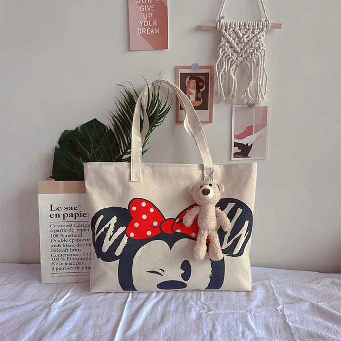 Wholesale Canvas College Harajuku Style Mickey Shoulder Bag JDC-SD-JingS002