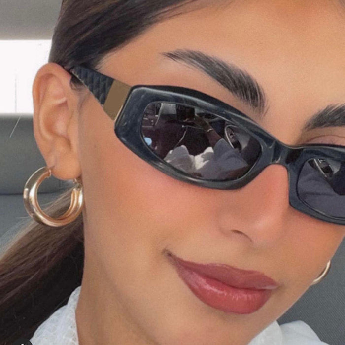 Wholesale Retro sunglasses, versatile, personalized, sunshade sunglasses, fashionable sunglasses, niche, UV resistant