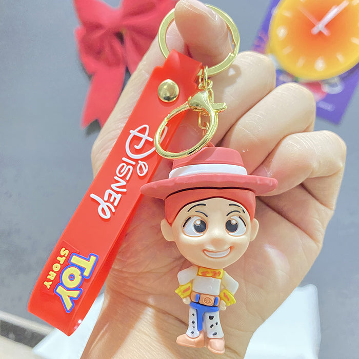 Wholesale PVC Cartoon Doll Keychain JDC-KC-WuYi233