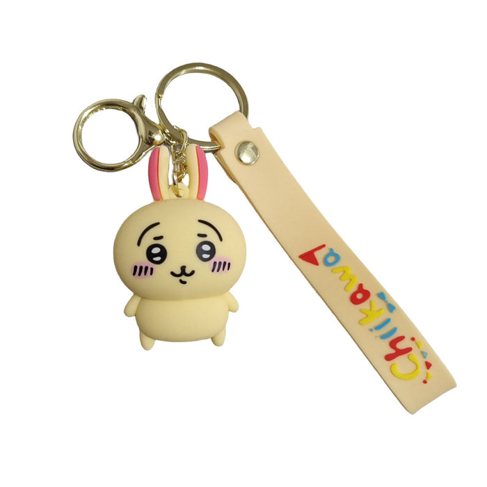 Wholesale Cartoon Silicone Doll Keychain JDC-KC-ZhuoRan017