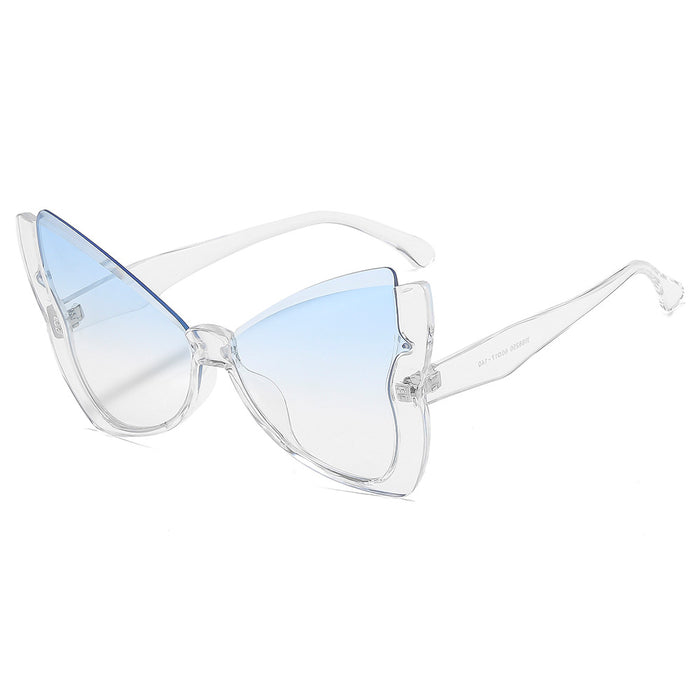 Wholesale Fashionable square new sunglasses, trendy large frame personalized street photography glasses