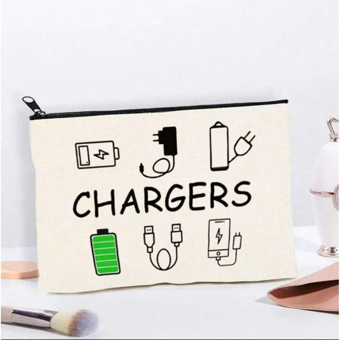 Wholesale Teacher' s printed canvas Makeup Bags