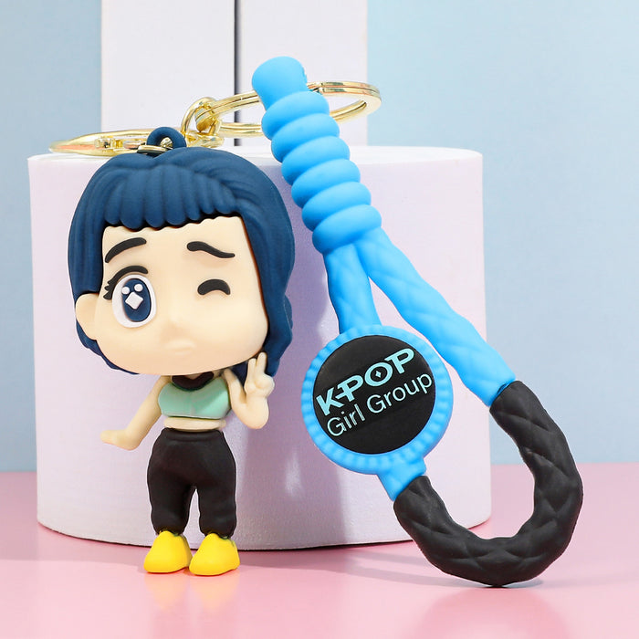 Wholesale KPOP cartoon keychains bags and accessories