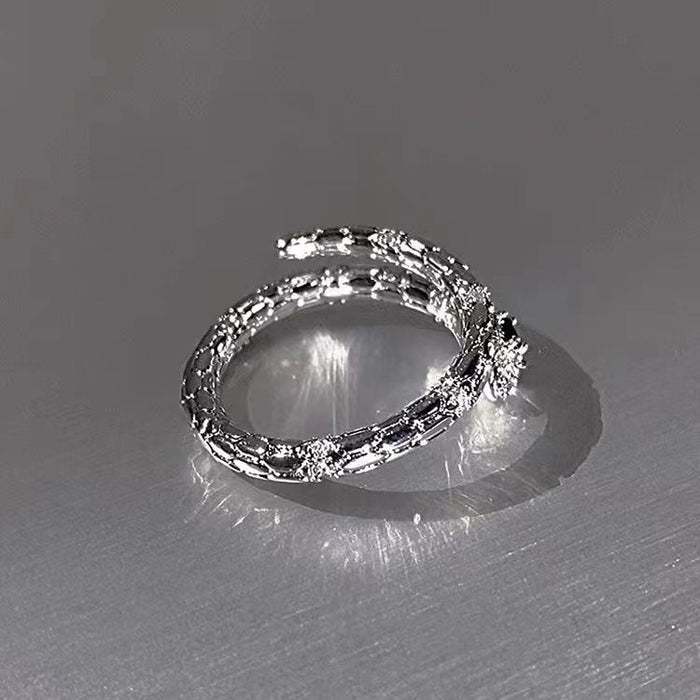 Wholesale Spirit snake ring, female niche design, high-end couple pairing ring, fashionable personality, index finger ring, male