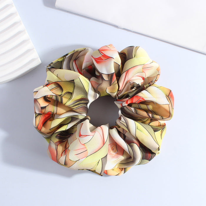 Wholesale Hair Accessories Batch Hair Rings Printed Holiday Style Hair Rings