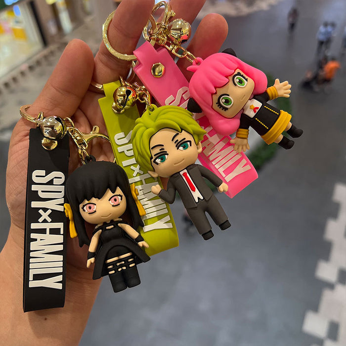 Wholesale Cartoon Keychain Epoxy PVC Doll Mobile Phone Keychain Pendant Accessories JDC-KC-MiaoYi005