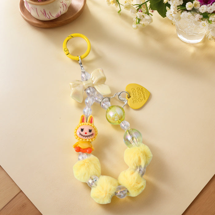 Wholesale Cartoon cute Beaded Keychain