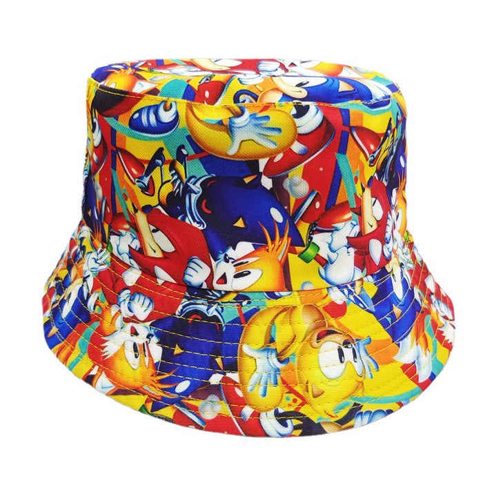 Wholesale Cartoon Print Cotton Bucket Hat JDC-FH-BoD017