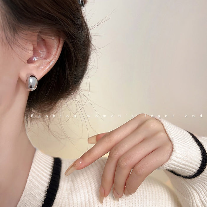 Wholesale Metal earrings with niche design and temperament, earrings and accessories for women