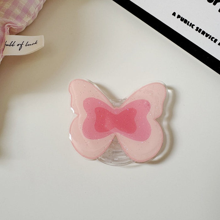 Wholesale PVC Butterfly Phone Grip Stand Accessory