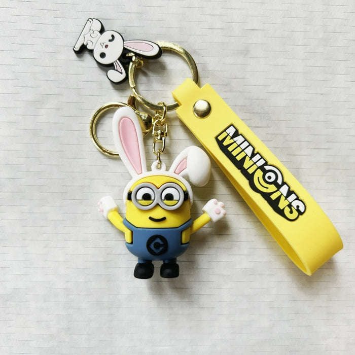Wholesale Creative cartoon keychain pendant, cute PVC keychain doll pendant