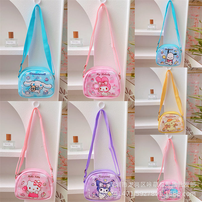 Wholesale Cute Crossbody Bag Children' s Casual Small Leather Bag Cartoon Key Change Storage Bag