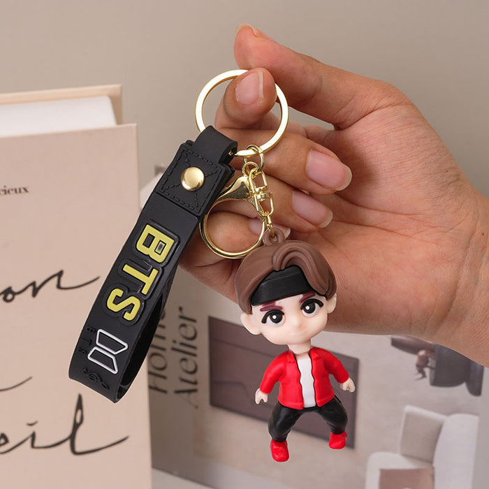 Wholesale Cartoon PVC Member Keychain Charm Bag Accessory MOQ≥2