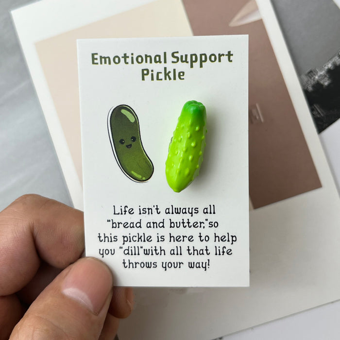 Wholesale creative cucumber pocket Decorations hug card