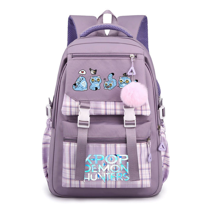 Wholesale  Kpop Printed School Bag Junior High School Large Capacity Backpack
